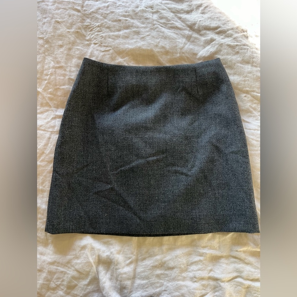 Ami Paris Virgin Wool Mini Skirt